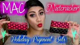MAC Nutcracker Pigments Sets + Swatches 2016│OneBeautyAddict