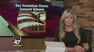 Bus vandalism closes Concord schools