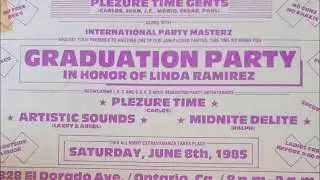 1980'S DISCO CLUB MIX.1986 PARTY FLYER'S. L.A.& P.V'S... ((MIX BY DJ LOUIS))