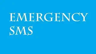 Emergency SMS Tutorial