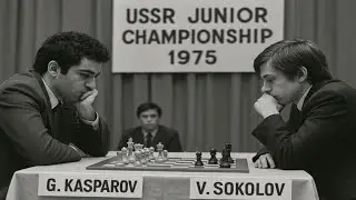 Garry Kasparov vs V Sokolov &bull; USSR Junior  Championship (1975)