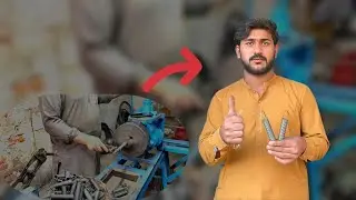 Jump Swing Spring Made on Lathe Machine | Iron Wire Spring #springmaking #diy 