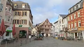 Marktplatz der Stadt Kirn im Landkreis Bad Kreuznach (29.12.2025)