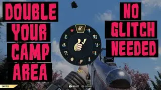 Fallout 76 - Double your CAMP Build Area! No Glitch, No Exploit