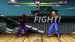 Evil Ryu versus Billy Lee #streetfighter #arcade #retrogaming #video #viral