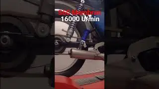 Simson Tuning Extrem S60 Membran 16000 U/min CO2radtechnik #simson #2stroke #tuning #shorts #bike