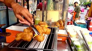 Grilled Chinese Dough (ปาท่องโก๋) | Patonggo | Chinatown Bangkok Thailand Street Food