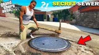 Shinchan and Franklin Found Secret Hidden Bunker Under Sewer in GTA 5