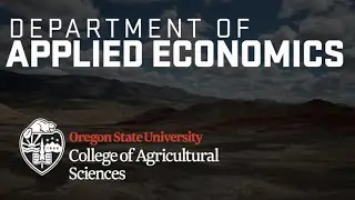 Why Study Applied Economics at Oregon State University