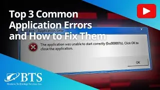 Top 3 Common Application Errors and How to Fix Them