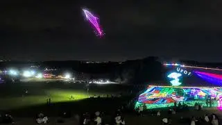 東京ドイツ村 ドローンショーフル