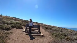 Fiscalini Ranch Preserve. CA coastal cliffs Beach hike.