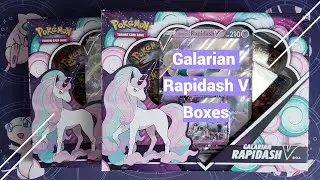 Pokemon Galarian Rapidash V Boxes - Awesome Full Art Included!!