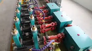 Black Steel Tube Production Line Round Square Pipe Making Machine Rectangular Erw Steel Pipe Mill