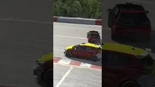 Renault Clio R.S. V punted in iRacing