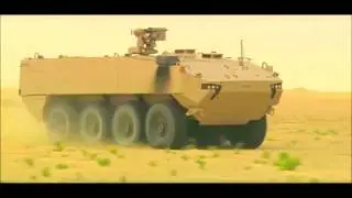 GDELS - Piranha 5 8X8 Wheeled Armoured Vehicle Desert Testing [720p]