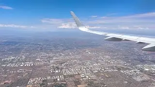 Bright & Clear Phoenix Afternoon Landing - American Airlines Airbus A321NEO (PHX/KPHX) // N458AL
