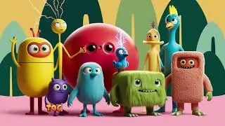 My 4 Imaginary Friends! | Fun Nursery Rhyme for Kids | Toddler Songs & Playtime Adventures
