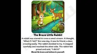 English short story The brave little Rabbit