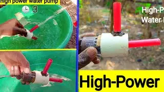 Science Experiment: High-Power Water Pump💪 