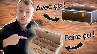 GRAVURE et DECOUPE LASER w/ CREALITY FALCON A1 : c'est INCROYABLE !