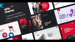 Ohio &ndash; Creative Portfolio & Agency WordPress Theme 3.99 $ Only