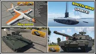 WAR THUNDER MOBILE - SOUTH WIND UPDATE review | New Tanks, Jets, Ships & Map!