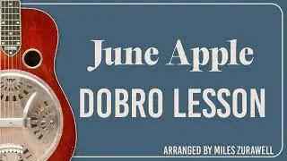 JUNE APPLE Dobro Lesson - Miles Zurawell