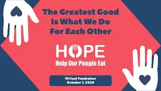 HOPE Community Services Virtual Fundraiser 2020