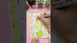 Level Up Your Art Book Cover ✨ Easy Front Page Idea