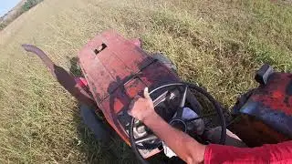Tractor-vlog-u445+ cositoare poloneză de 1.65-La cosit miristea pentru a ara ep1