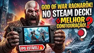 MELHOR config god of war ragnarok Steam Deck