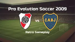 PES 2009 | River Plate vs Boca Juniors | Full Retro Match [No Commentary]