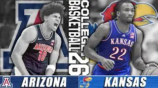 Arizona vs Kansas | PS5 College Basketball 26 | PS5 Gameplay
