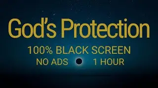 Sleep Peacefully with Psalm 91 - God's Promise of Protection (Black Screen & Soothing Music)