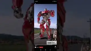 Iron Man robot araba :)
