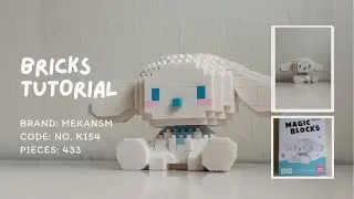 Как собрать сидячую фигурку &laquo;Коричник&raquo; | Мини-кирпичики MEKANSM K154 (433 детали)