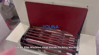 Semi-Automatic Pneumatic Phone Box POF Shrink Film Sealing Wrapping Machine for Food & Beverage