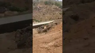 APPLICATION OF BITUMEN COATING ON A SUBMERGED LINE DRAIN