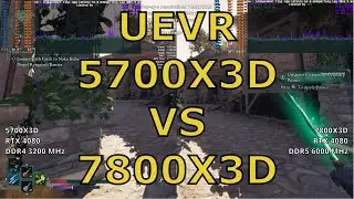 5700X3D vs 7800X3D in UEVR - 5 CPU-intensive UE5 games tested with RTX 4080