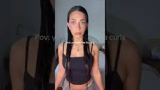 My 3a curls can shape shift ❤️&zwj;🔥 It&rsquo;s almost like there is nothing going on until it&rsquo;s dry hehe