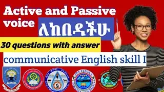 Communicative English skill 1 active and Passive voice Change active voice to passive voice 