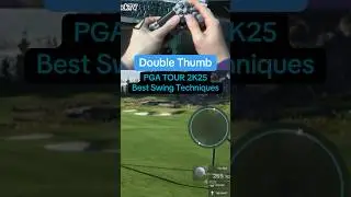 best swing stick techniques🏌️ #pgatour2k25 #pga2k25