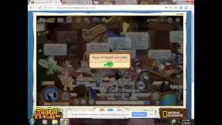 Animaljam live trying to trade epic den plaque