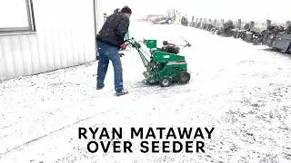 Ryan Mataway Over Seeder with Kohler Motor