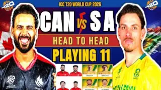 South Africa vs Canada Playing 11 | SA vs CAN 2026 | ICC T20 World Cup 2026 Match Preview