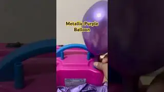 METALLIC PURPLE BALLOON #ytshort #shortsfeed #shorts #metallicpurpleballoon #purple #balloon #howto