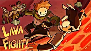Lava Fight 🌋| Minecraft Manhunt 4v1 Final Rematch | Doblaje Latino    