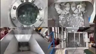Fully automatic laundry soap making machine for 3000kg/h with double heads cutters 