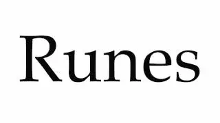 How to Pronounce Runes